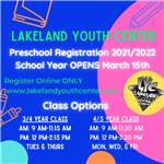 2021-2022 Preschool Registration