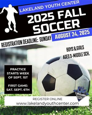 Fall Soccer 2025 Updated